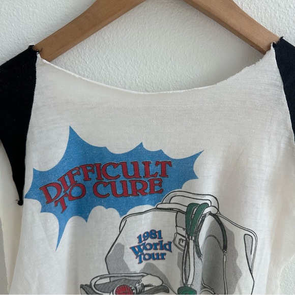 Rainbow 80s Original Rock Vintage T-Shirt - Picture 10 of 11